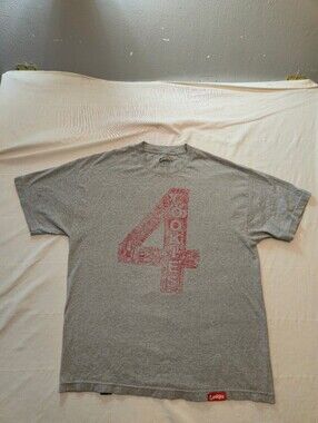 Cookies Grey Graphic 4 Logo T-Shirt XL 100% Cotton